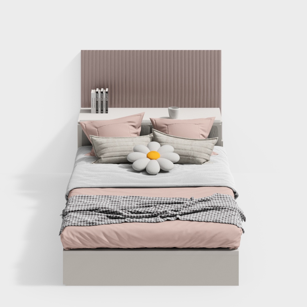 ห้องนอนที่มีเตียงคู่