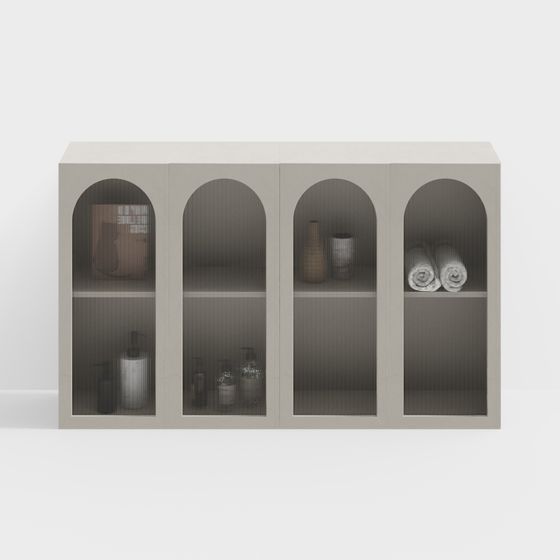 Arched Cabinet 3D model