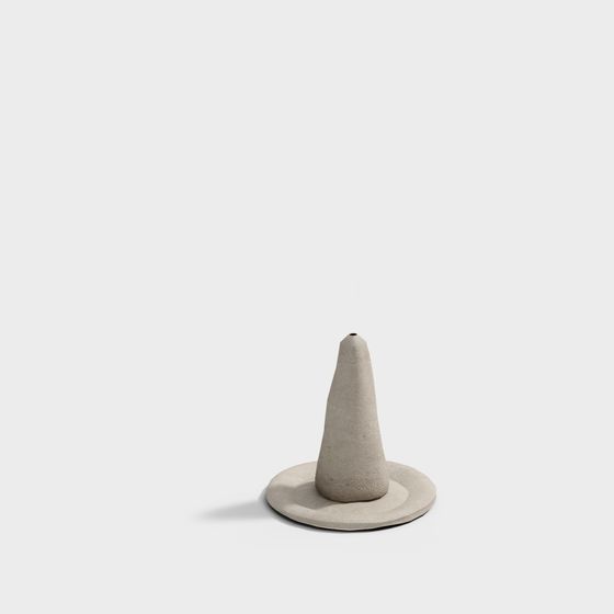 Minimalist Cone Candle Holder 3D model