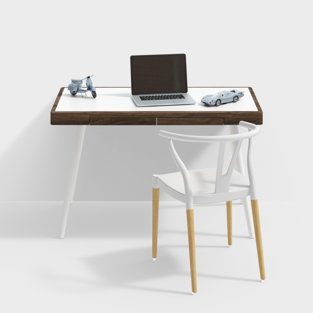 Modern study table and chair