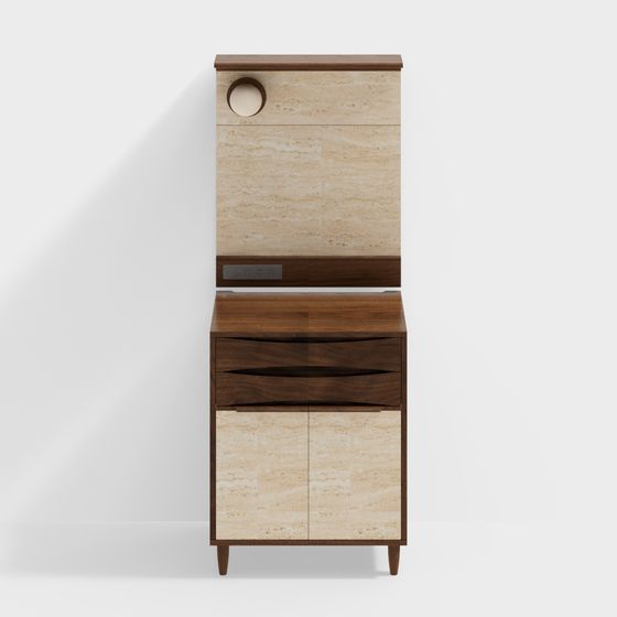Mid-Century Modern Sideboard 3D model