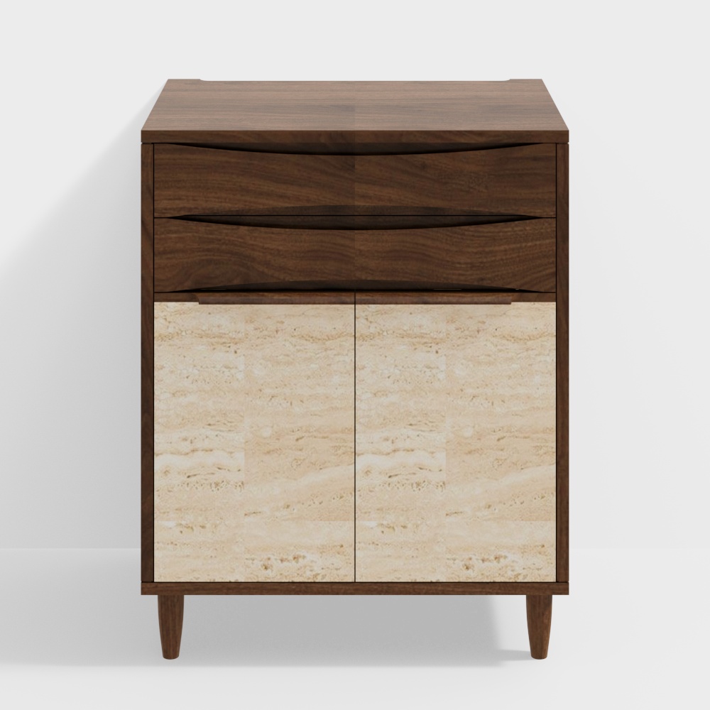 每家家具 - 秋夕吧台 - 深胡桃厚型底櫃