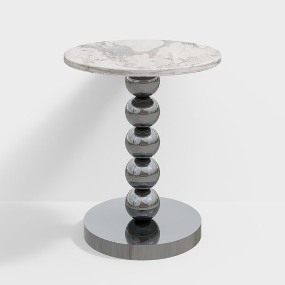 Elegant Round Table 3D model