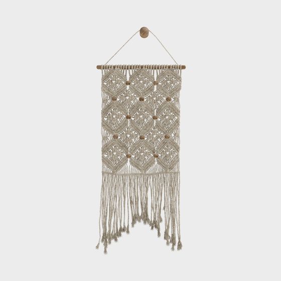 Elegant Low-Poly Woven Tapestry 3D Model