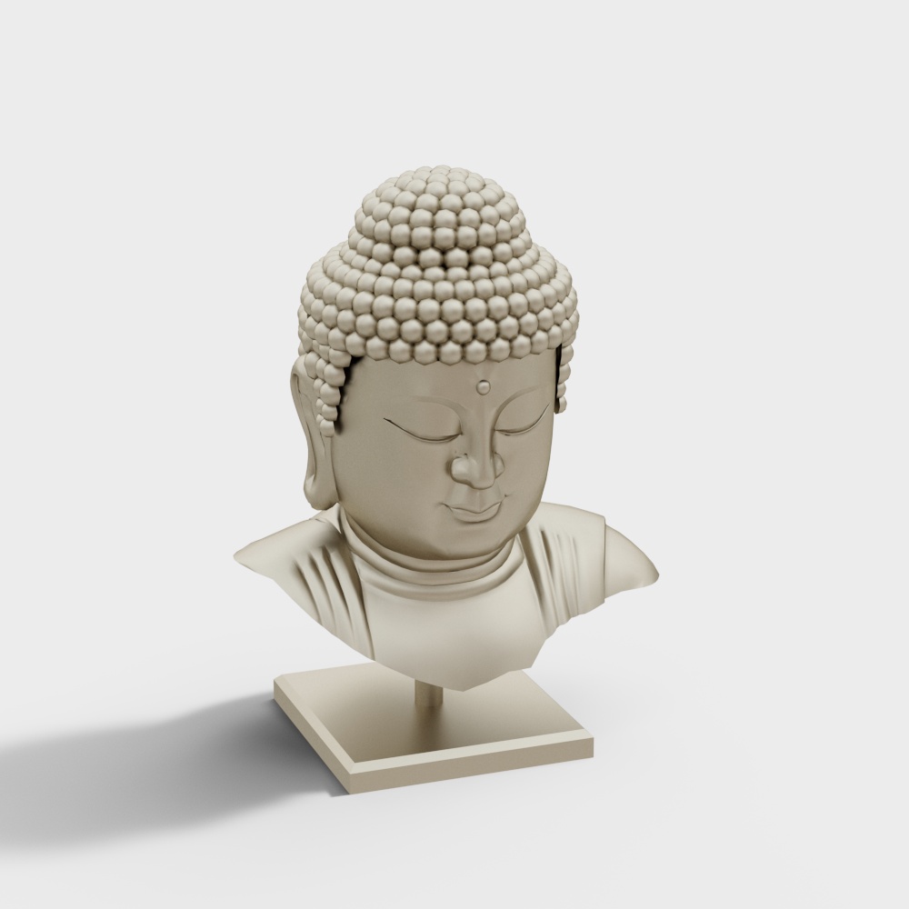 Zen Buddha 3D model