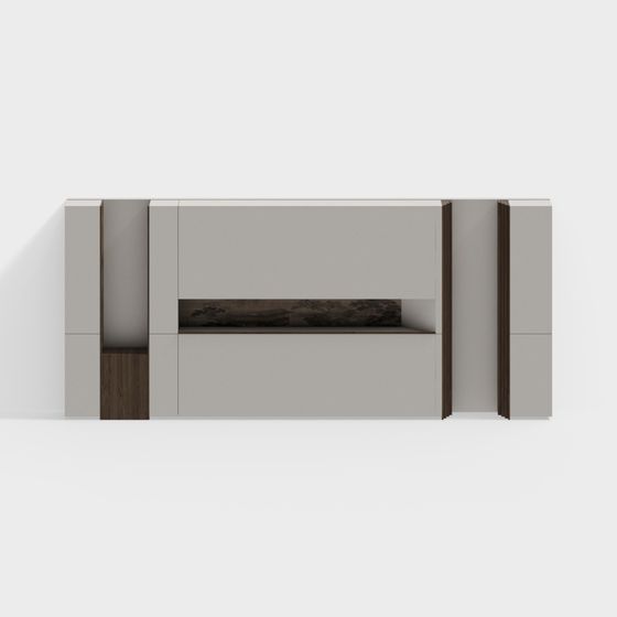 Parete di fondo per sala da tè in stile cinese moderno