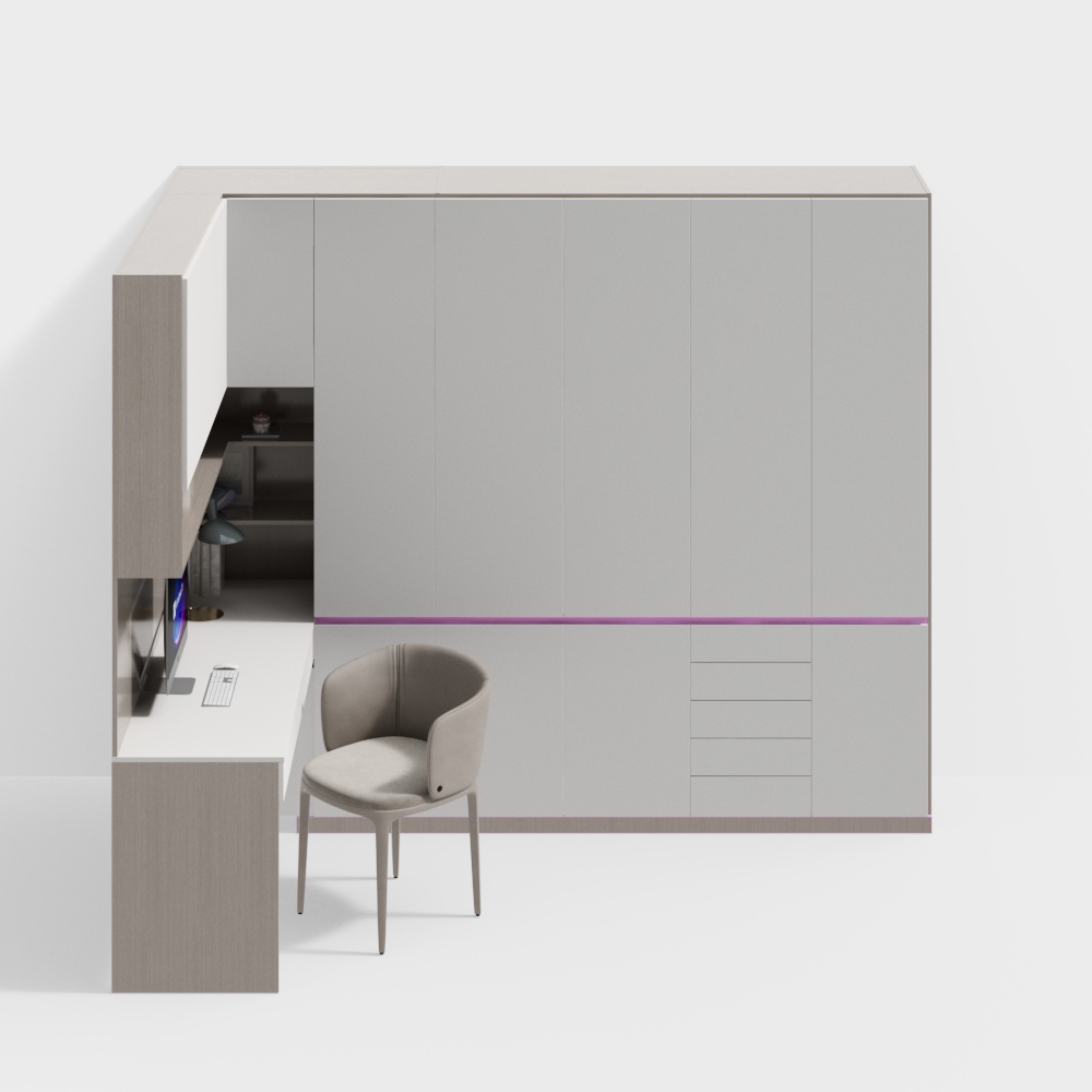 Camera della Figlia, Armadio + Scrivania