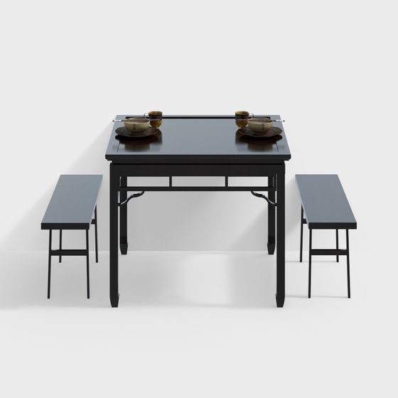 Urban Coffee Table 3D model for Contemporary Spaces