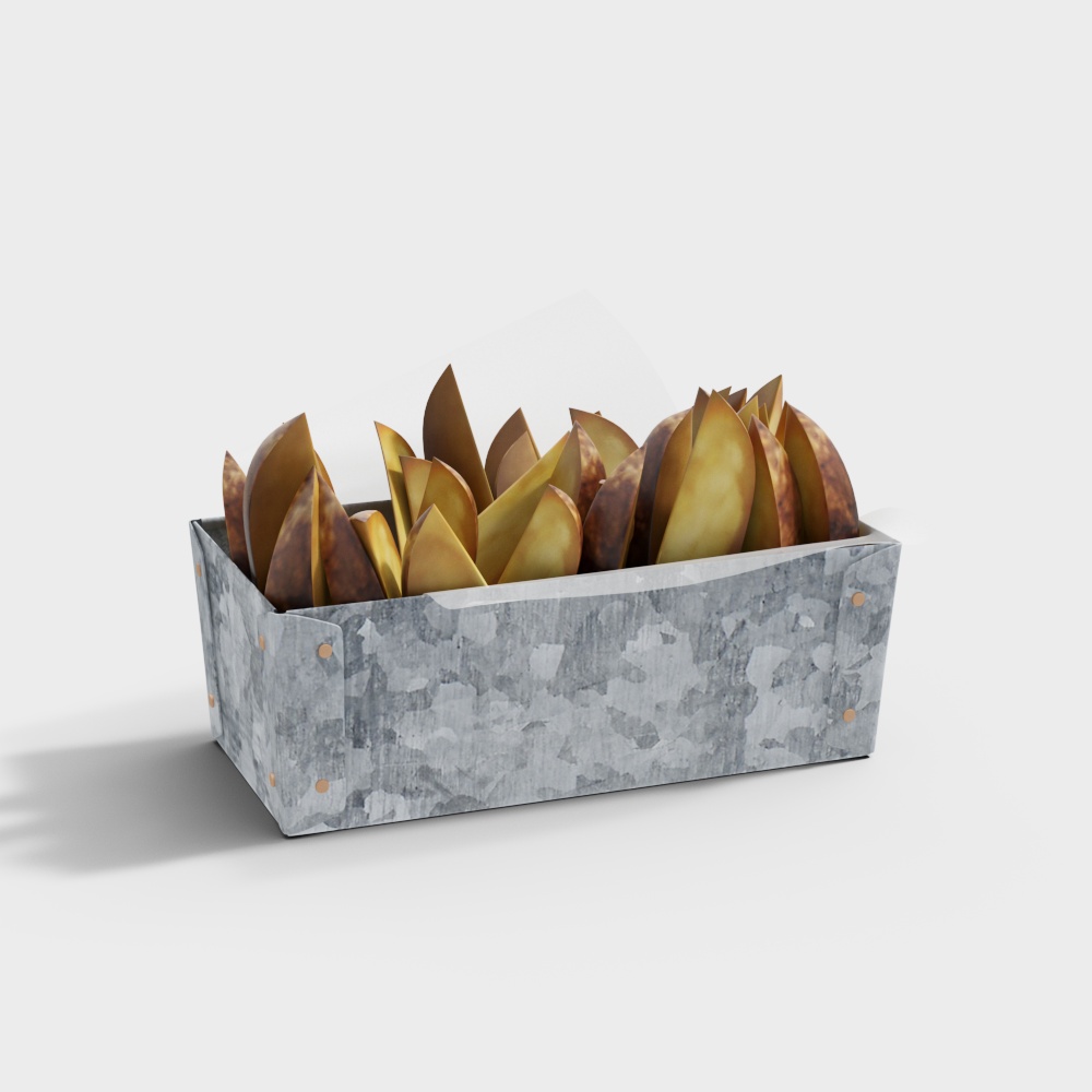 Dumplings de pommes de terre frites