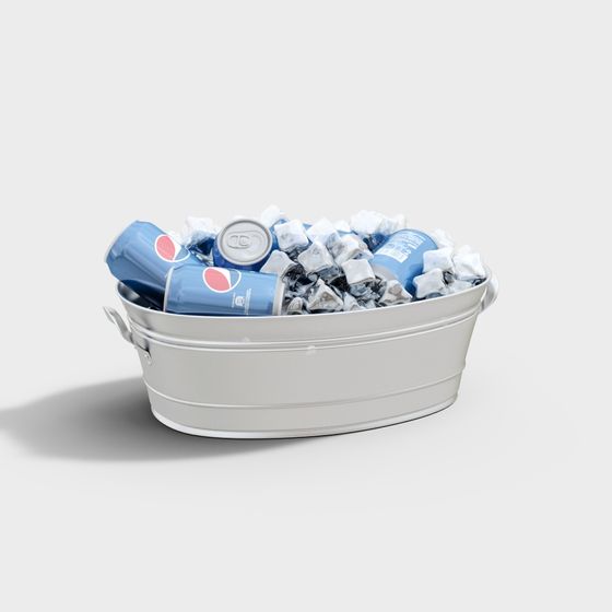 Cool Beverage Bucket 3D model for Summer
