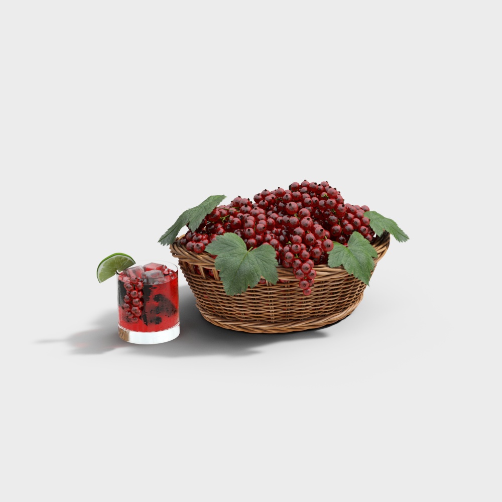 Redcurrant Basket 3D model
