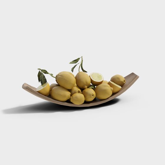 Orange Lemon Fruit Plate