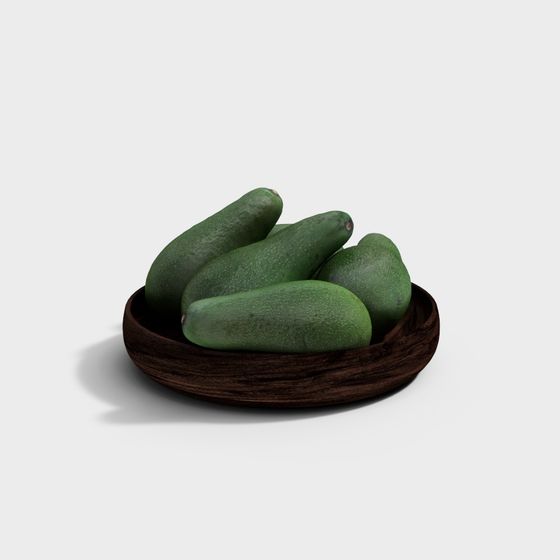 アボカドの果物皿飾り