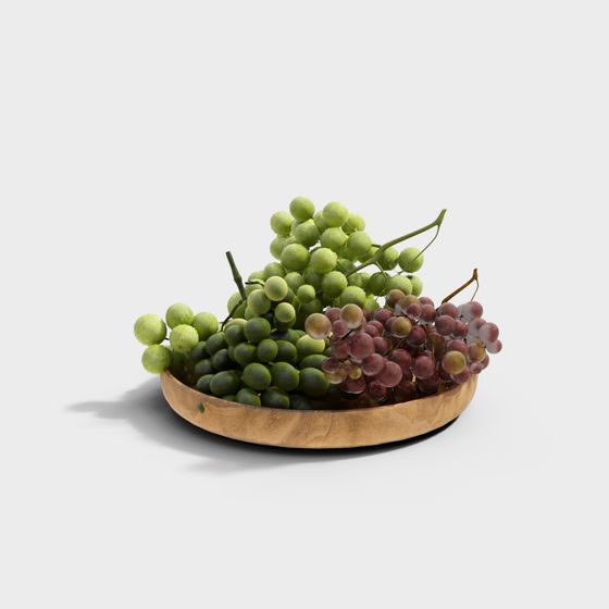 Grape Mixed Fruit Plate in Green