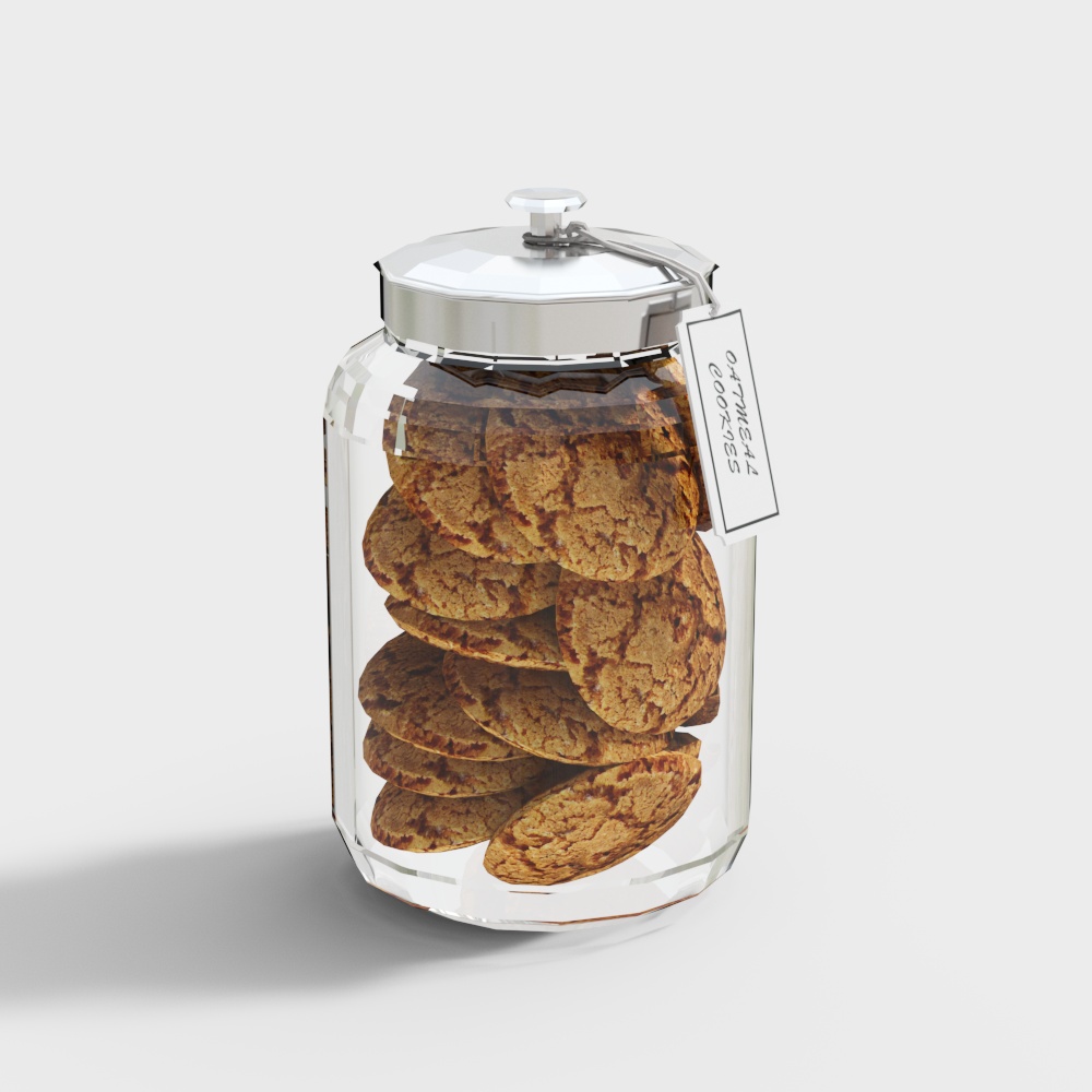 Đồ ăn nhẹ khô trong chai kính