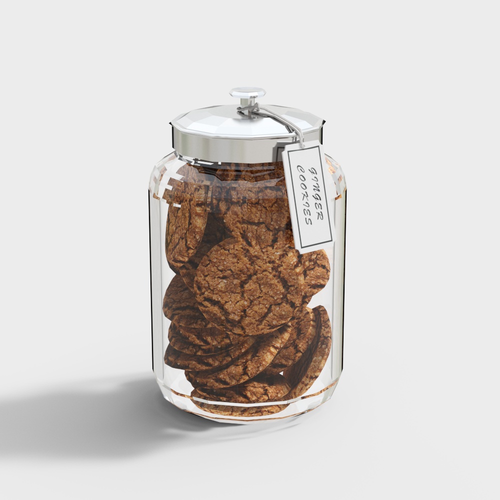 Snack secchi in bottiglie di vetro