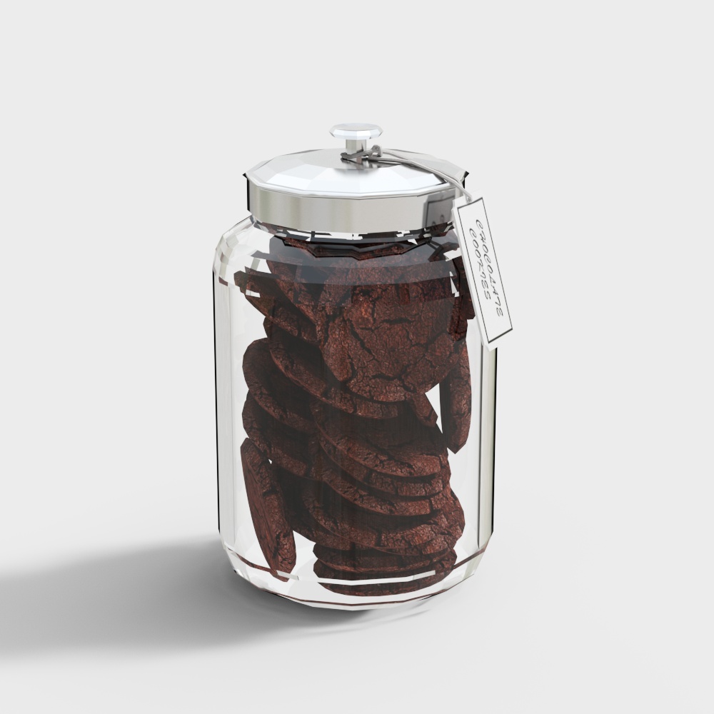 Snacks Secs dans des Bouteilles en Verre