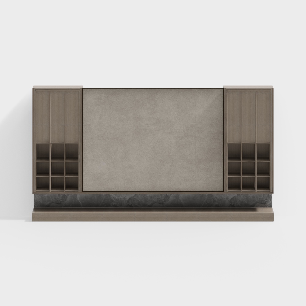 Parete di Fondo per Armadio da Tè in Stile Cinese Nuovo