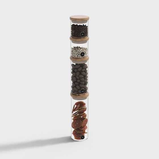 Low-Poly Storage Jar Set 3D model