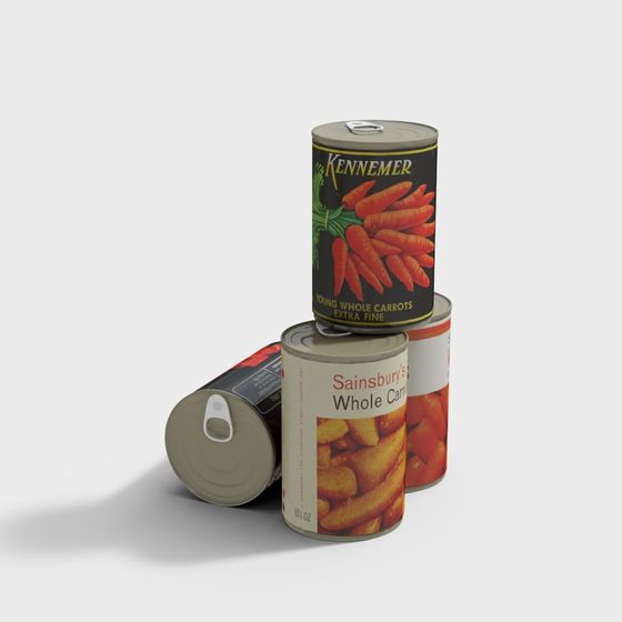 Retro Can 3D Model for Creative Projects