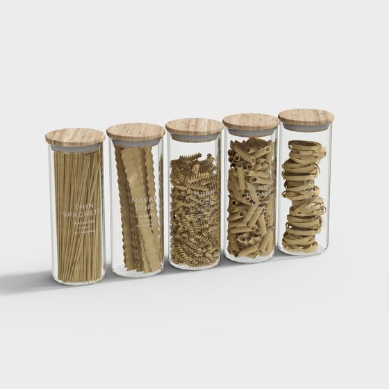 Realistic Glass Jar 3D Model for Creative Projects