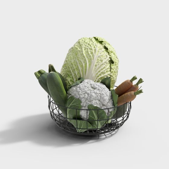 Vegetable Basket Set in Green