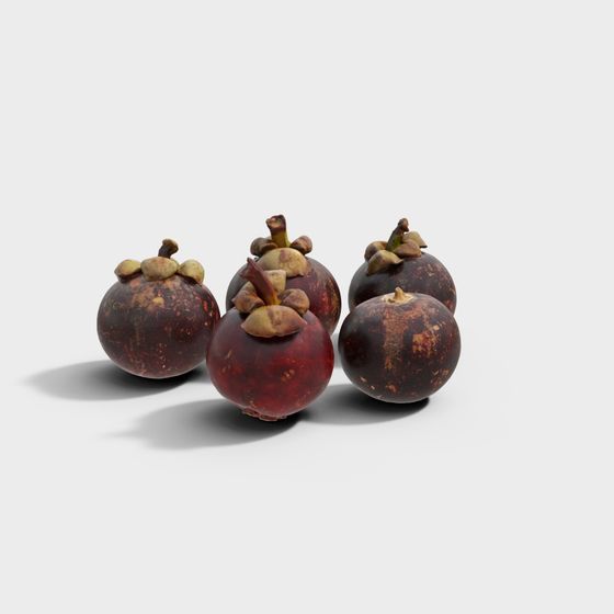 Purple Fruit 3D model