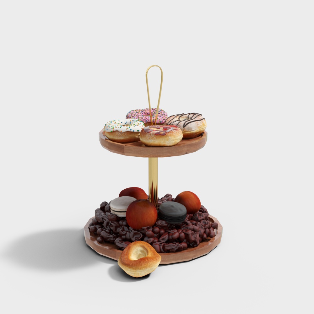 Doughnut Bread Set Ornament
