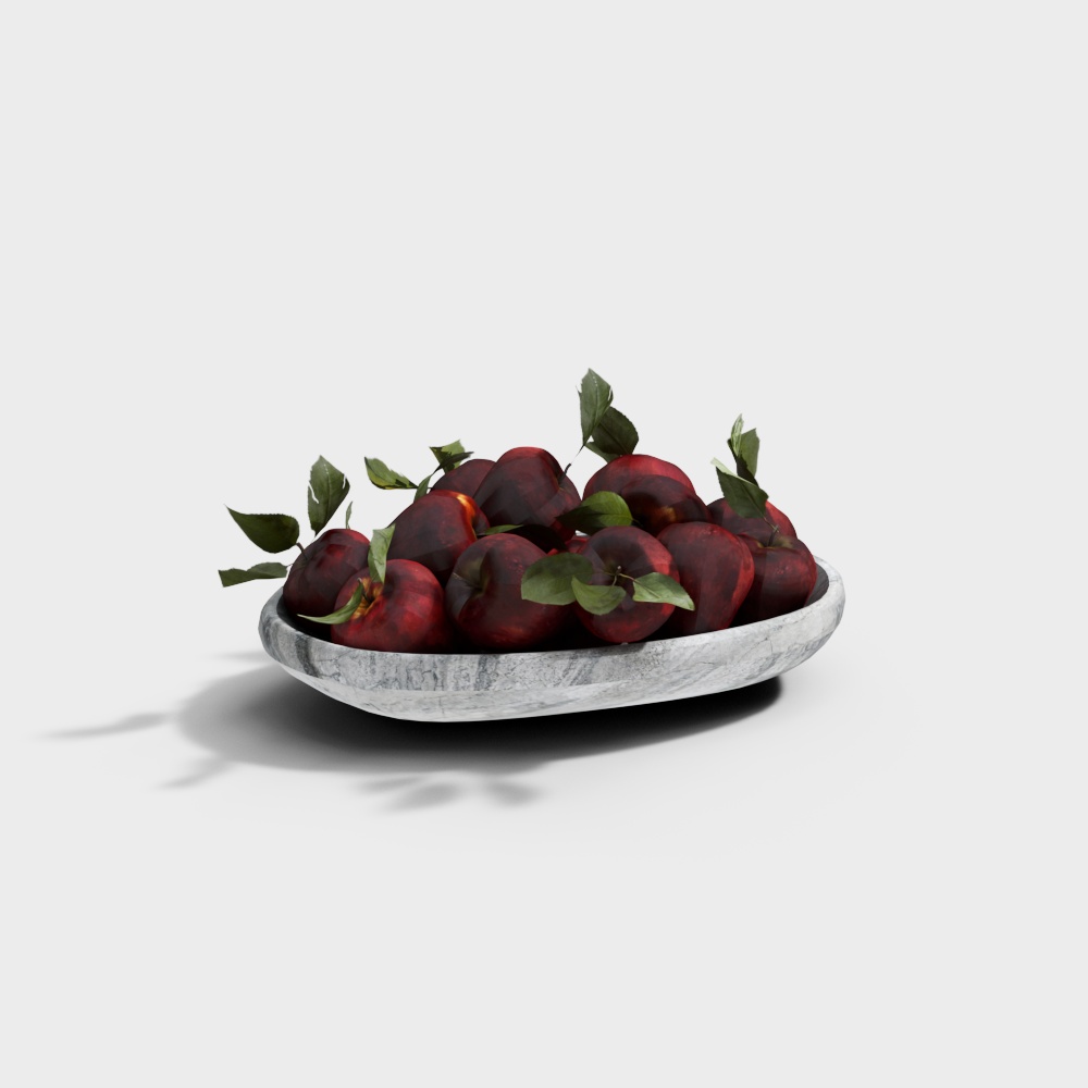 Peach Fruit Bowl Ornament