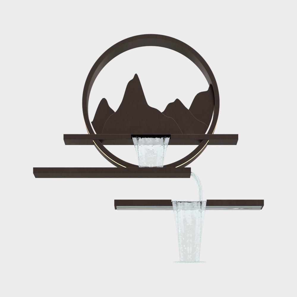 Mountain River Melody 3D Model