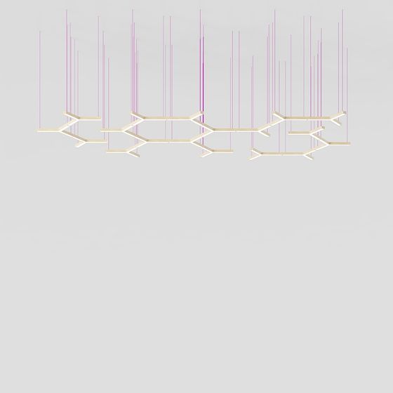 Geometric Low-Polygon Chandelier 3D model
