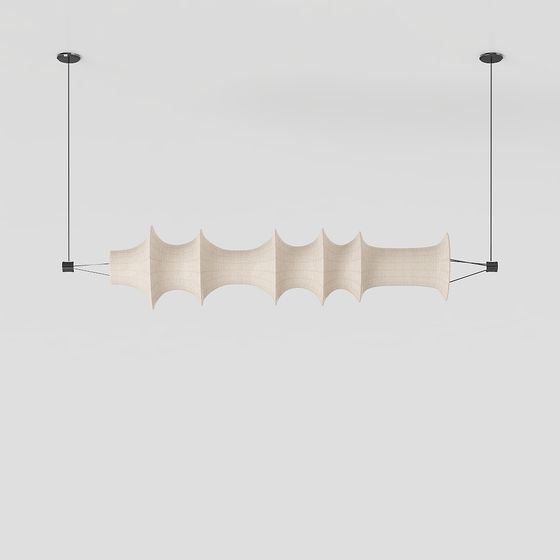 Unique Low-Polygon Hanging Lamp 3D model