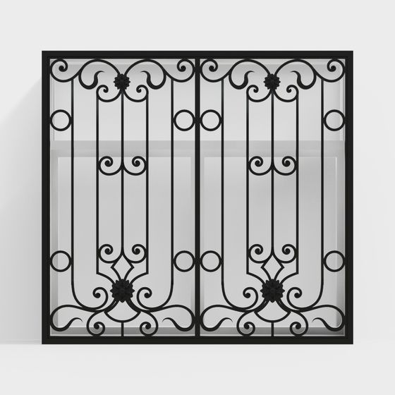 Finestra scorrevole antieffrazione in ferro europeo