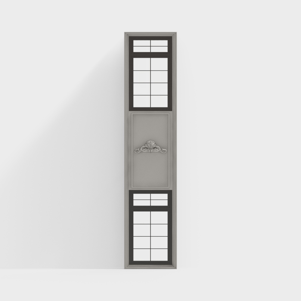 European-style architecture long window