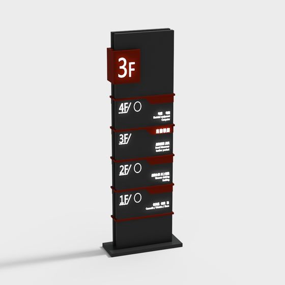 Futuristic Black Low-Poly 3D Model for Creative Use