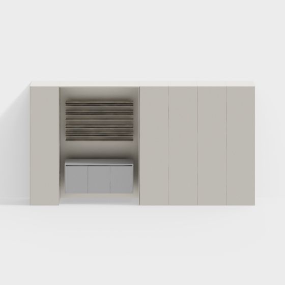 City Window Cabinet 3D model