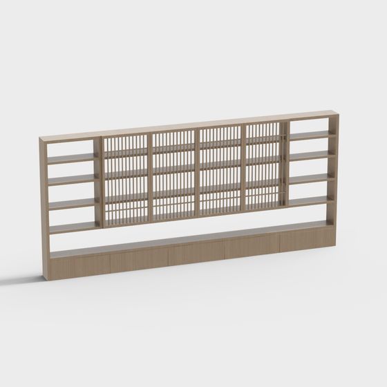 Urban Elegance Bookshelf 3D model