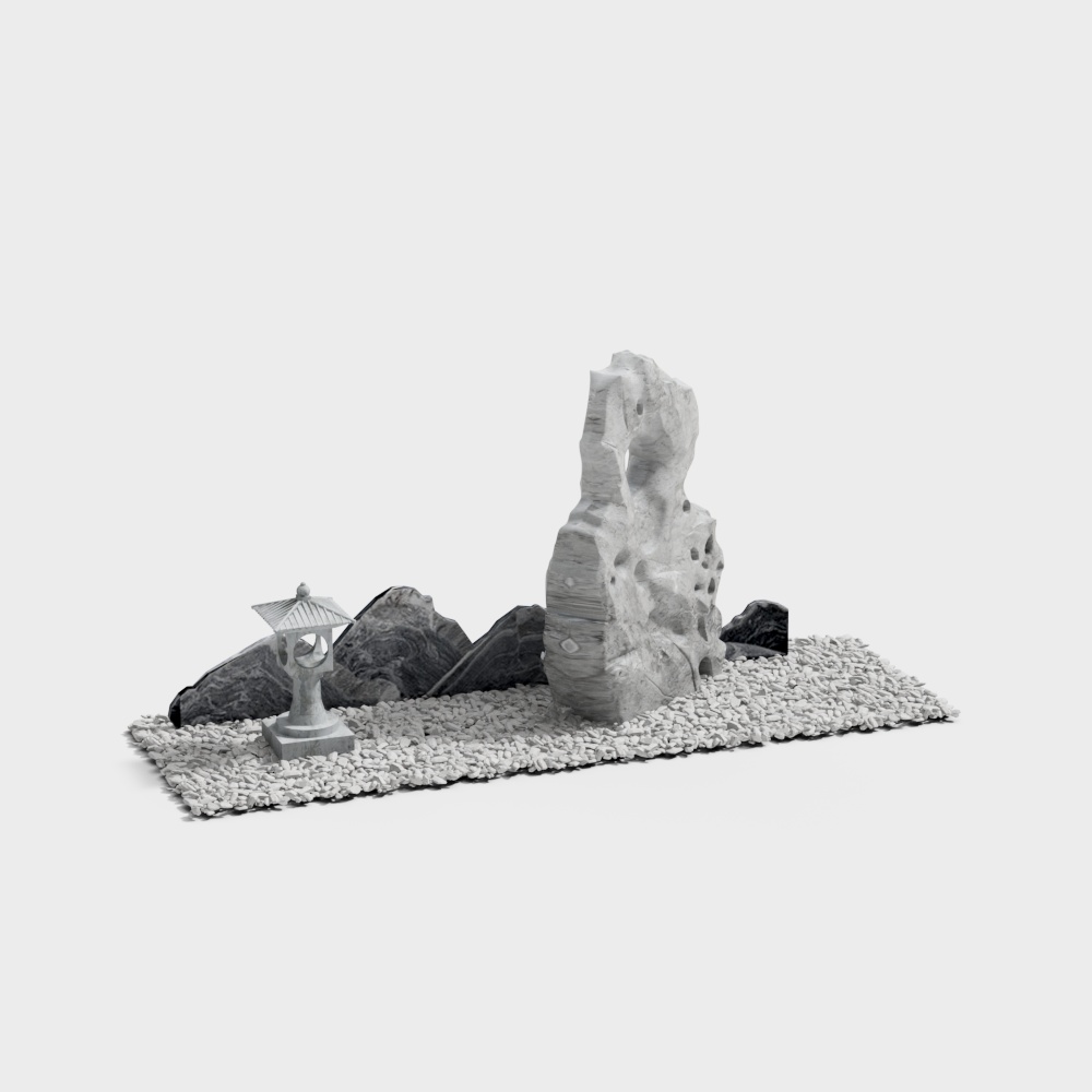 Neo Chinese Style Tea Room Landscape Decoration