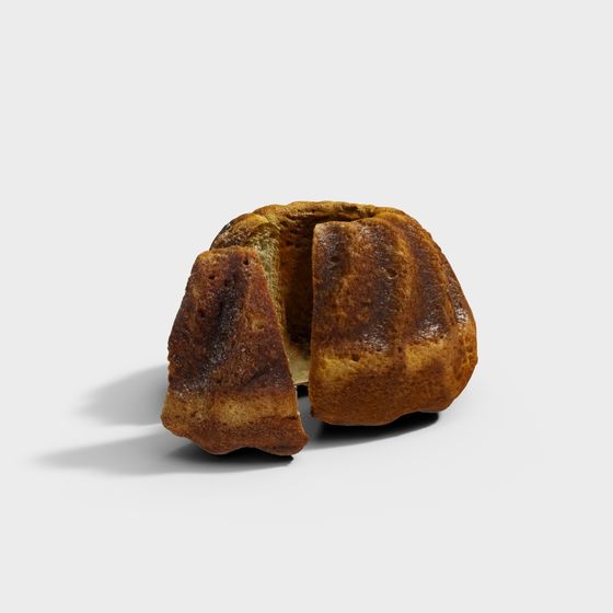 Charming Low Poly Cake 3D model for Various Uses