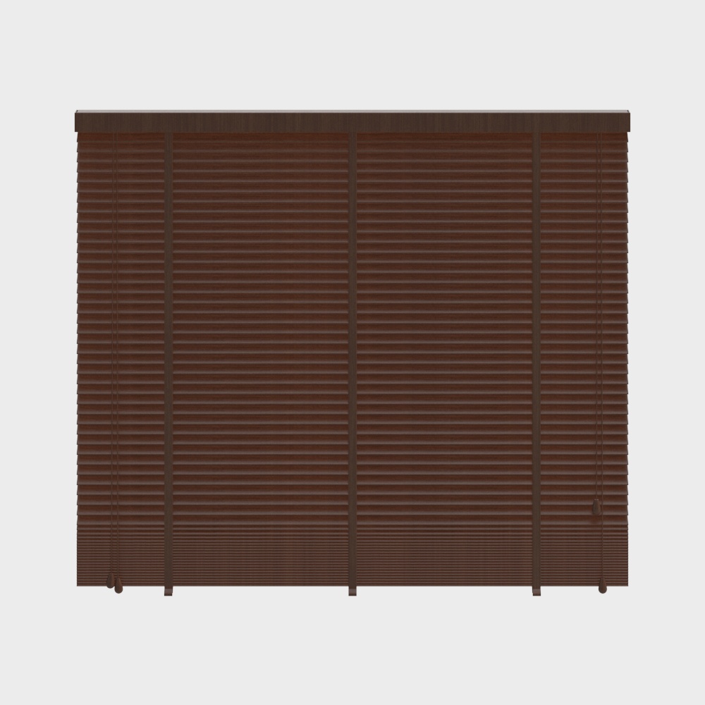 新中式茶室の無垢木製ロールブラインド