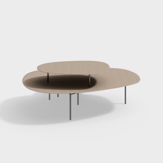 Streamlined Coffee Table 3D model
