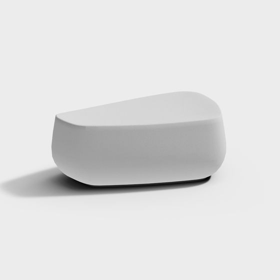 Streamlined Sofa 3D model for Innovative Spaces