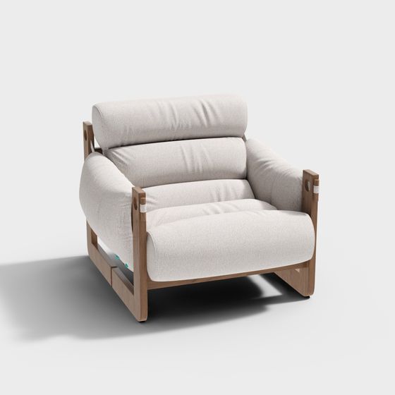 Cozy Lounge Chair 3D model