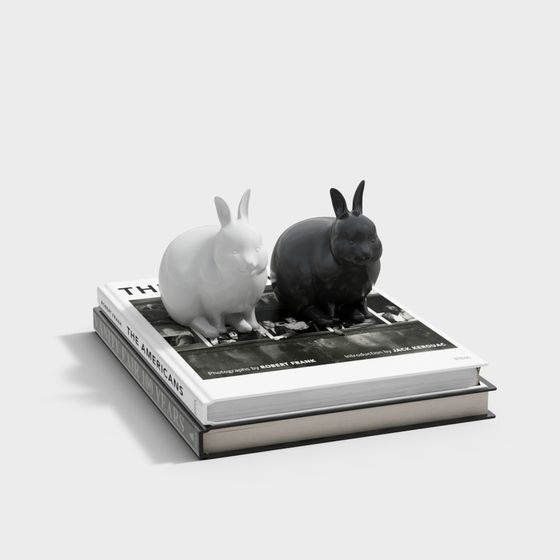 Stylish Low Poly Rabbit 3D model