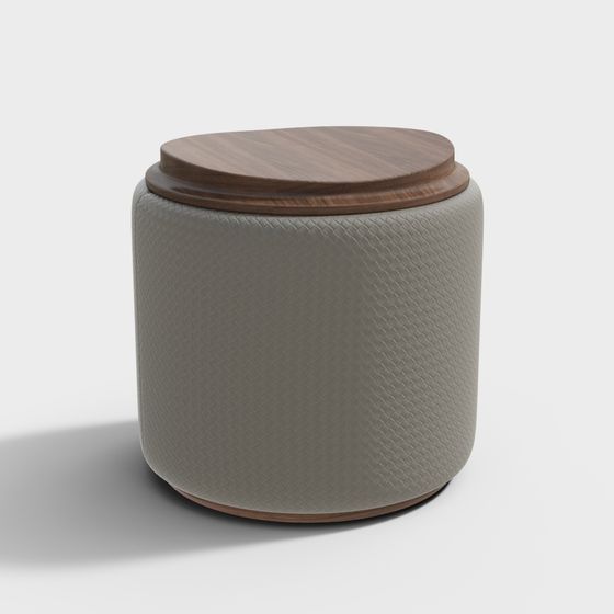 Stylish Round Storage Jar 3D Model for Creative Projects