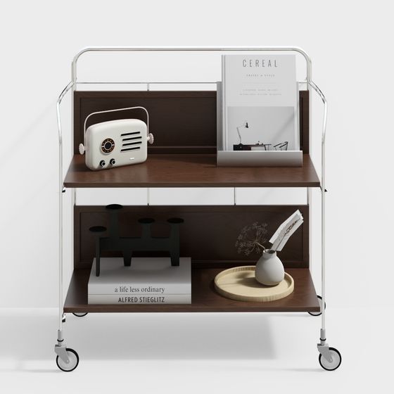 Vintage Industrial Cart 3D model