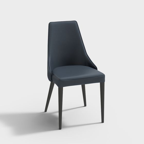 Urban Elegance Chair 3D model for Modern Spaces