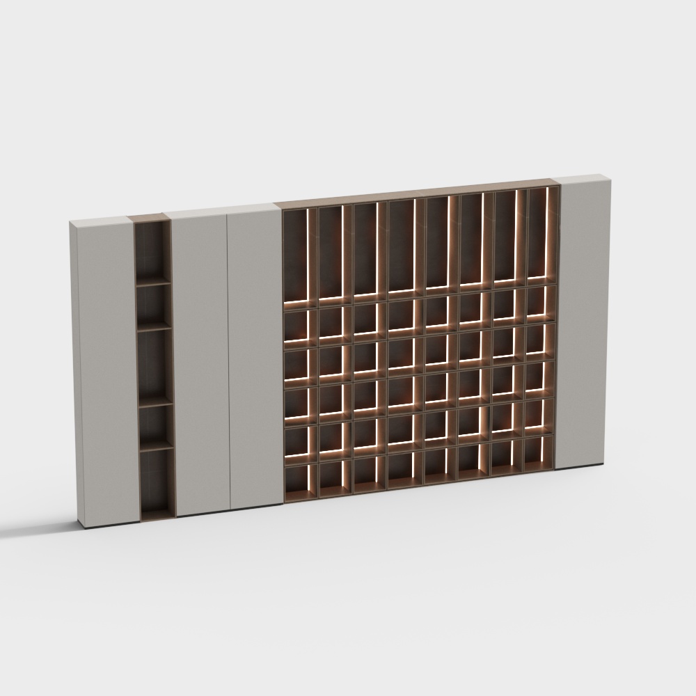 Vitrine décorative de cabinet de thé de salle de thé de style chinois moderne