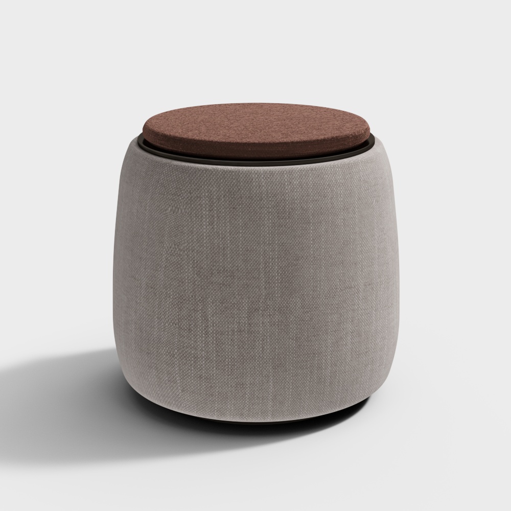 Ghế trà tròn kiểu Trung Quốc mới