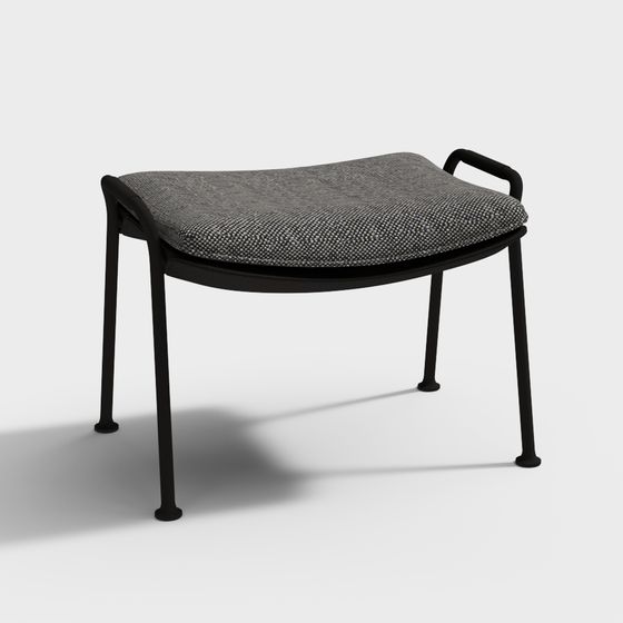 Urban Relaxation Stool 3D model for Creative Projects